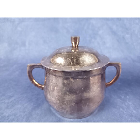 Cromargan Vintage Thick Gauge Silver Plated Sugar Milk Dish Set Made In Germany - Picture 7 of 10